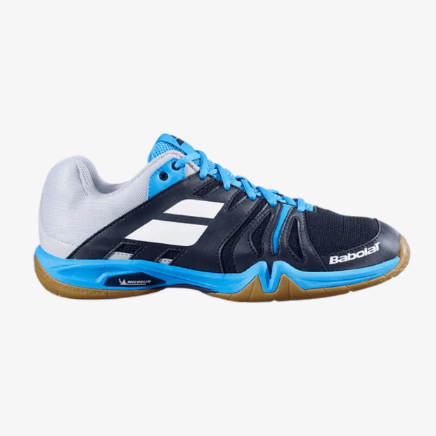 Babolat Shadow Team Badminton Shoes (Black/Blue) - Image 2