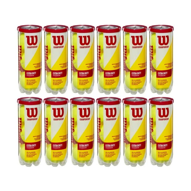 Wilson Championship Tennis Ball Cans (36 Balls)