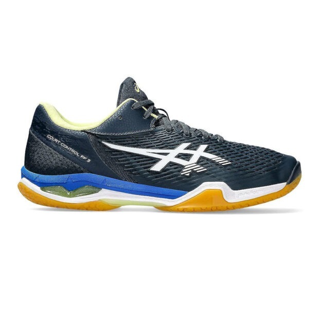 Asics Court Control FF 3 Badminton Shoes (French Blue/White) - Image 2