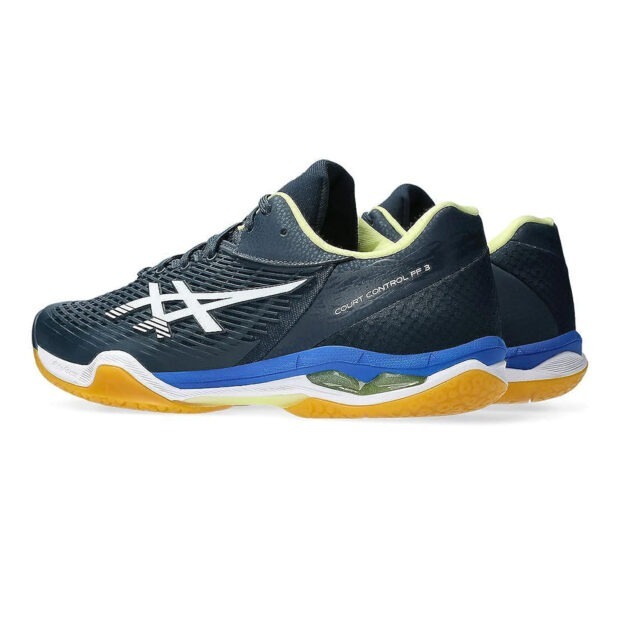 Asics Court Control FF 3 Badminton Shoes (French Blue/White) - Image 3