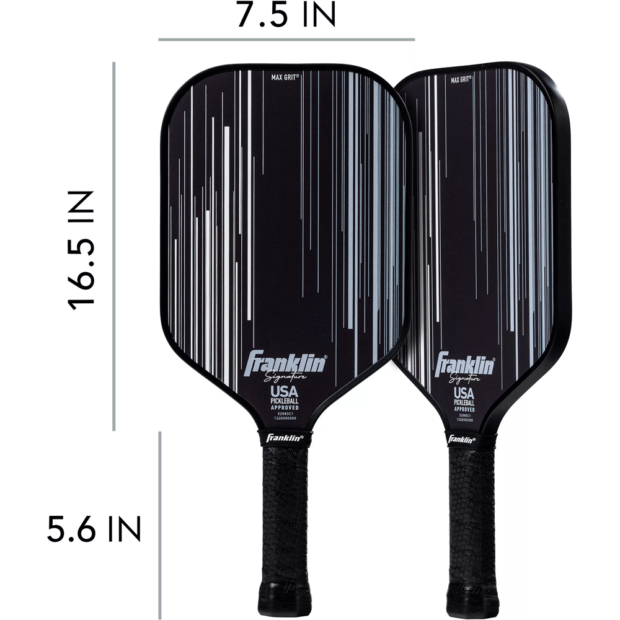 Franklin Signature Pro Pickleball Paddle (Black) - 16 mm - Image 4