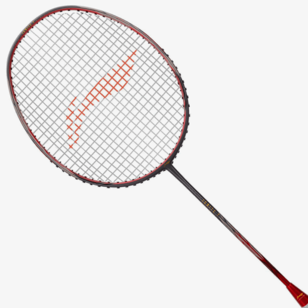 Li-Ning Ignite 7 Badminton Racket (Dark Grey/ Red) - Image 2