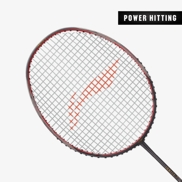 Li-Ning Ignite 7 Badminton Racket (Dark Grey/ Red)