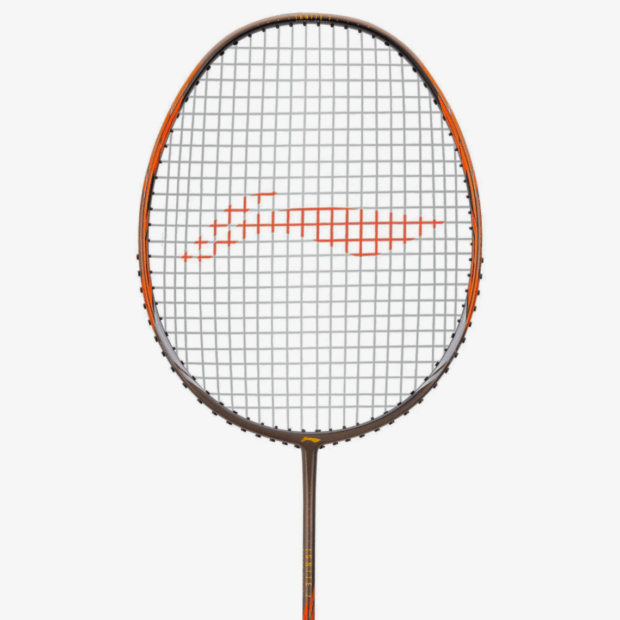 Li-Ning Ignite 7 Badminton Racket (Olive Grey/ Orange) - Image 3