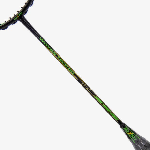 Maxbolt Woven Tech 60 Green/Black Badminton Racket - Image 3