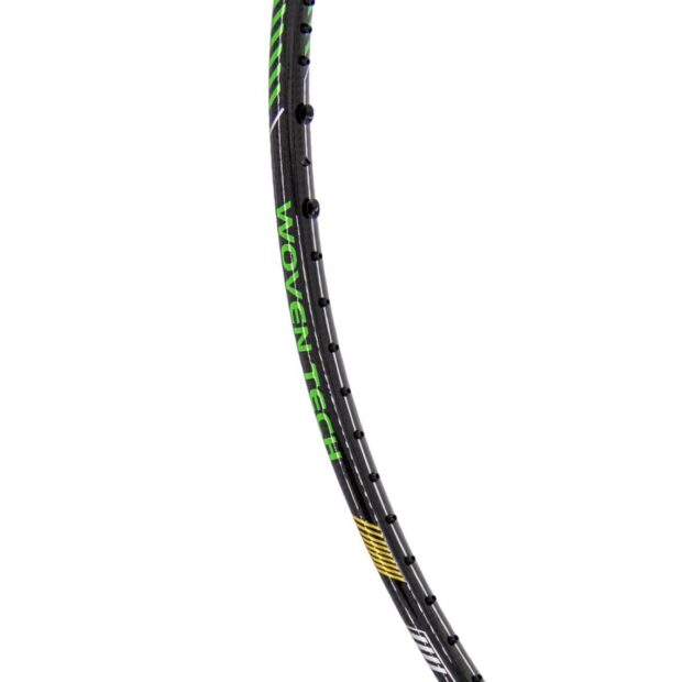 Maxbolt Woven Tech 60 Green/Black Badminton Racket - Image 4