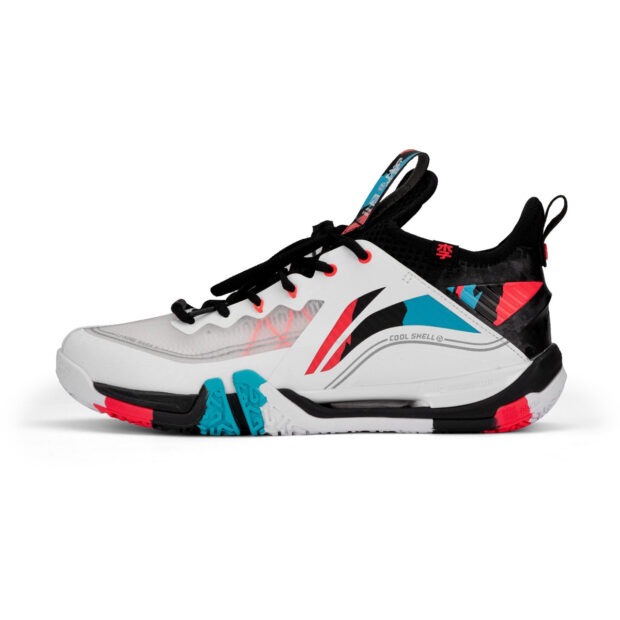 Li-Ning Saga II Pro Badminton Shoes (White/Black)