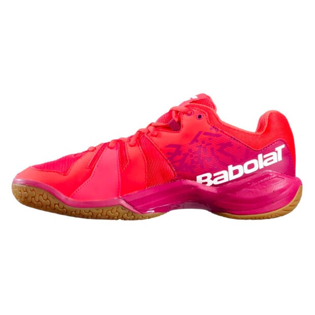 Babolat Shadow Spirit Badminton Shoes (Red Cherry Tomato) - Image 2