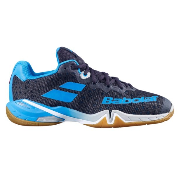 Babolat Shadow Tour Badminton Shoes (Black/Blue) - Image 2