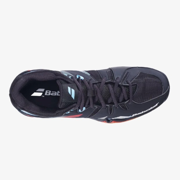 Babolat Shadow Spirit Badminton Shoes (Black/Tomato Red) - Image 4