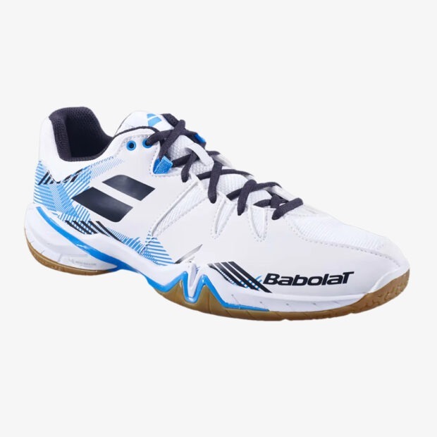 Babolat Shadow Spirit Badminton Shoes (White/Black)