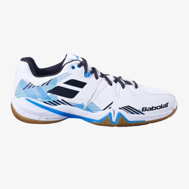 Babolat Shadow Spirit Badminton Shoes (White/Black) - Image 3