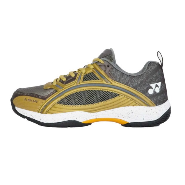 YONEX Tokyo Ultima Badminton Shoes for Men (Dark Brown/Bright Gold)