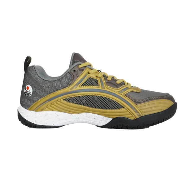 YONEX Tokyo Ultima Badminton Shoes for Men (Dark Brown/Bright Gold) - Image 2