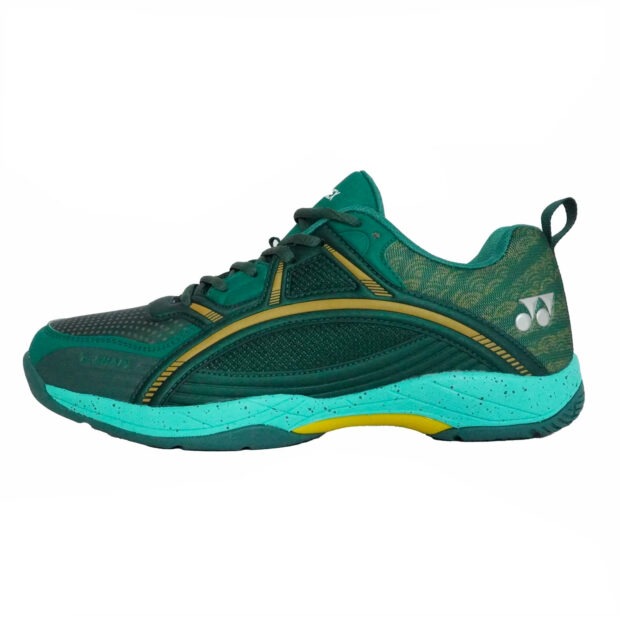 YONEX Tokyo Ultima Badminton Shoes for Men (Posy Green/Bright Gold)