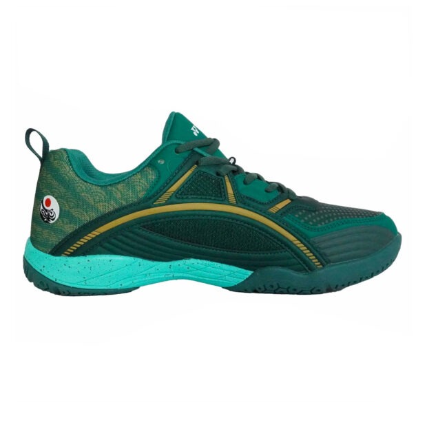 YONEX Tokyo Ultima Badminton Shoes for Men (Posy Green/Bright Gold) - Image 2