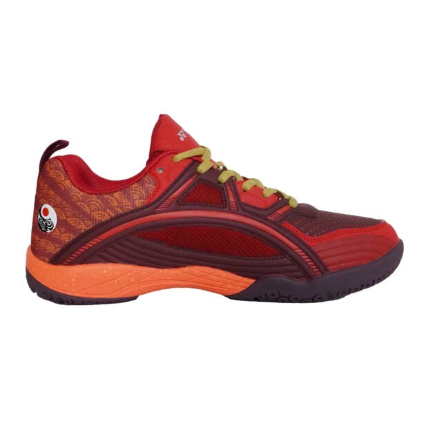 YONEX Tokyo Ultima Badminton Shoes for Men (Fig/Greanadine/Honey Gold) - Image 2