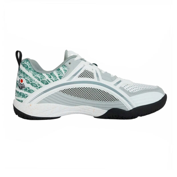 YONEX Tokyo Ultima Badminton Shoes for Men (White/Porpoise/Vintage Green) - Image 2