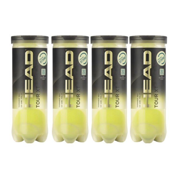 Head Tour XT Tennis Ball Cans (12 Balls)