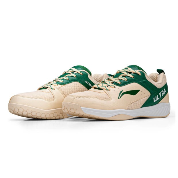 Li-Ning Ultra Speed Badminton Shoes (Novelle Peach/Green) - Image 3