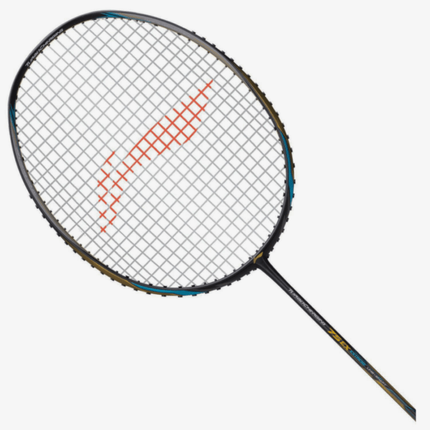 Li-Ning Windstorm 74 (Blue+Gold) Badminton Racket - Image 2