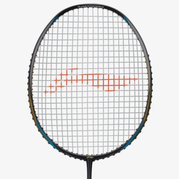 Li-Ning Windstorm 74 (Blue+Gold) Badminton Racket - Image 3