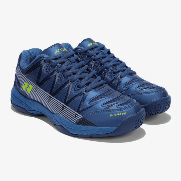 YONEX Dominant Badminton Shoes (Blue/ Silver/ Volt) - Image 2