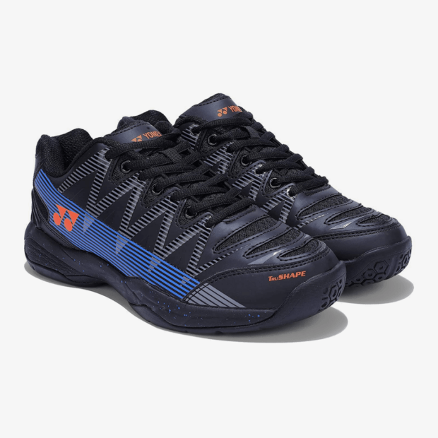 YONEX Dominant Badminton Shoes (Black/ Blue/ Orange) - Image 4