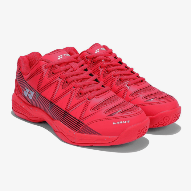 YONEX Dominant Badminton Shoes (Warm Red/ Black) - Image 3