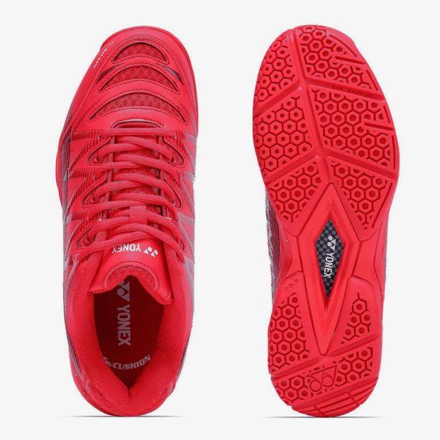 YONEX Dominant Badminton Shoes (Warm Red/ Black) - Image 6