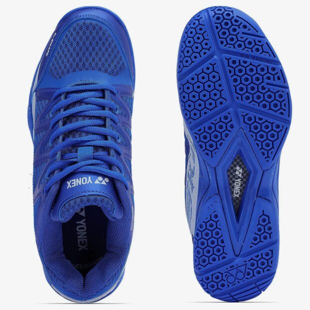 YONEX Skill Badminton Shoes (Hyper Blue/ White) - Image 4