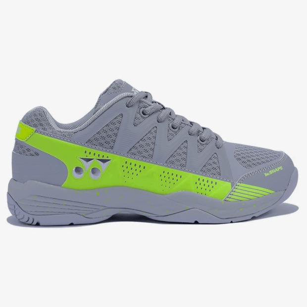 YONEX Skill Badminton Shoes (Space Grey/ Neon Volt) - Image 3