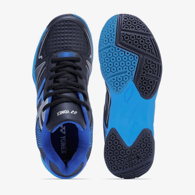 YONEX Tokyo 3 Badminton Shoes for Men (Black/Blue) - Image 4