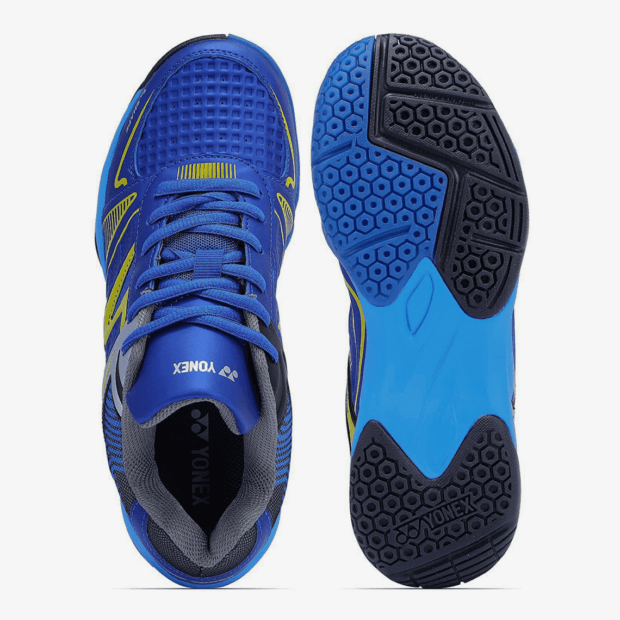 YONEX Tokyo 3 Men's Badminton Shoes (Bright Blue/Yellow) - Image 3