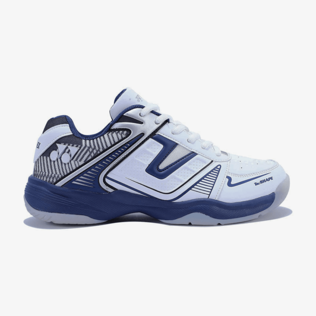 YONEX Tokyo 3 Badminton Shoes for Men (White/Navy Blue) - Image 2