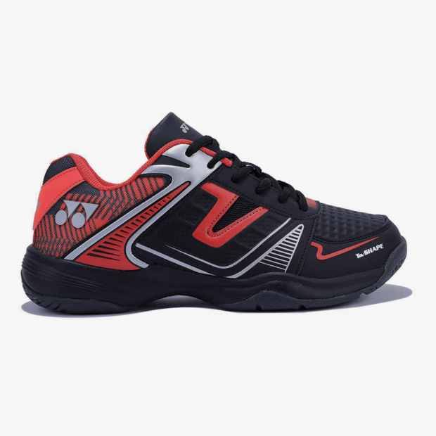 YONEX Tokyo 3 Badminton Shoes for Men (Black/Red)