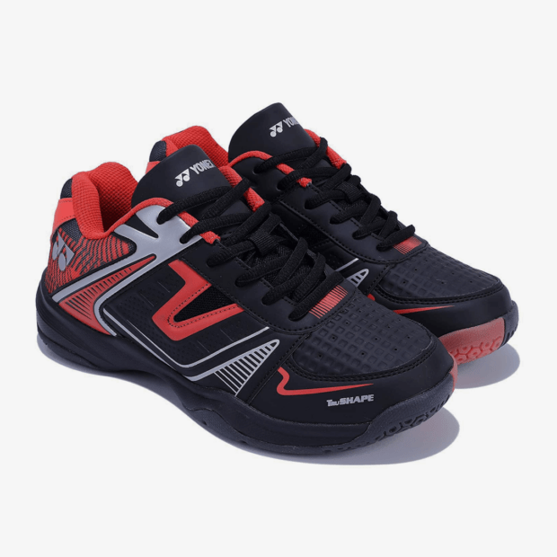 YONEX Tokyo 3 Badminton Shoes for Men (Black/Red) - Image 2